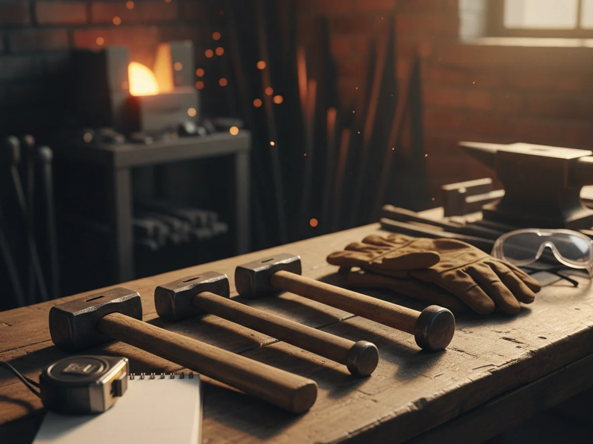 Choisir son premier marteau de forge : guide débutant complet